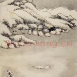 清代 王鉴《仿古山水册》国画山水作品图片鉴赏