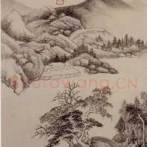清代 王鉴《仿古山水册》国画山水作品图片鉴赏
