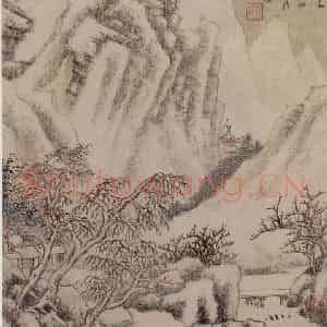 清代 王鉴《仿古山水册》国画山水作品图片鉴赏