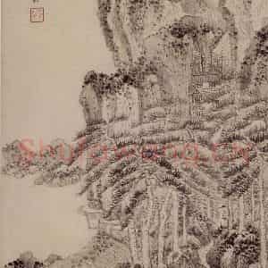 清代 王鉴《仿古山水册》国画山水作品图片鉴赏