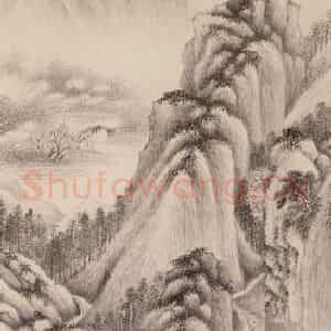 清代 王鉴《仿古山水十条屏》国画山水作品图片鉴赏