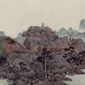 明代 沈周《东庄图册》国画山水作品图片鉴赏
