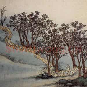 明代 沈周《东庄图册》国画山水作品图片鉴赏