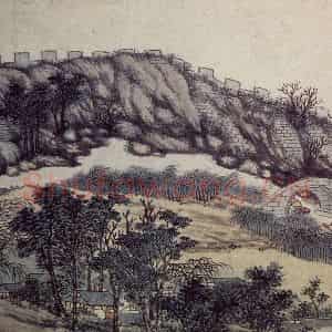 明代 沈周《东庄图册》国画山水作品图片鉴赏