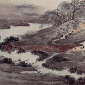 明代 沈周《东庄图册》国画山水作品图片鉴赏