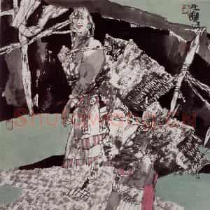 2003年 张道兴《畅春》国画人物作品图片鉴赏