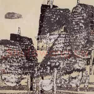 1991年 张道兴《耕者》国画人物作品图片鉴赏