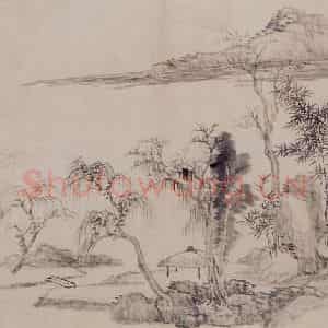 1685年 王翚《仿古山水册》国画山水写意作品图片鉴赏