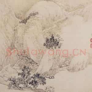 1685、1686年 王翚《亘古无双图册》国画山水写意作品图片鉴赏