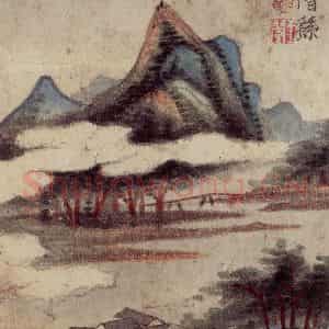 1658年 王翚《仿古山水册》国画山水写意作品图片鉴赏