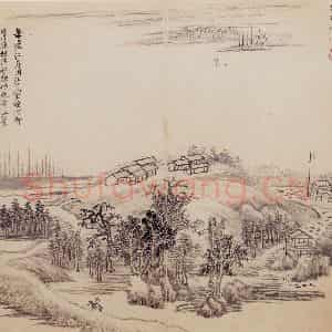 1692年 王翚《仿古山水册》国画山水写意作品图片鉴赏