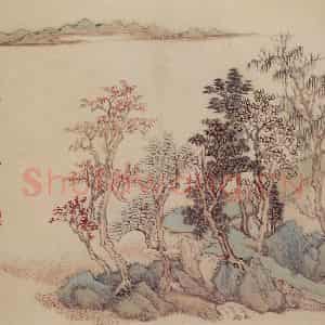 1692年 王翚《仿古山水册》国画山水写意作品图片鉴赏