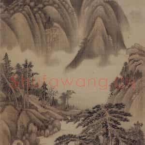 1662年 王翚《小中现大册》国画山水写意作品图片鉴赏