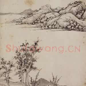 1662年 王翚《小中现大册》国画山水写意作品图片鉴赏