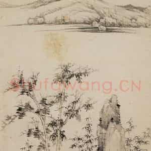 1662年 王翚《小中现大册》国画山水写意作品图片鉴赏