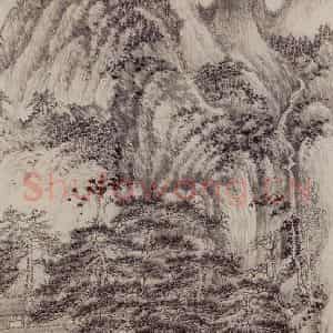 1662年 王翚《小中现大册》国画山水写意作品图片鉴赏