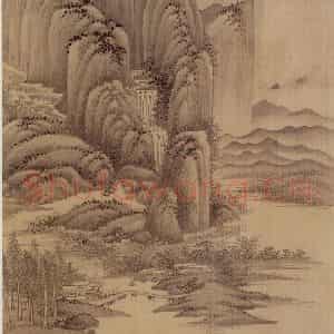 1662年 王翚《小中现大册》国画山水写意作品图片鉴赏