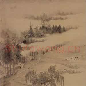 1662年 王翚《小中现大册》国画山水写意作品图片鉴赏