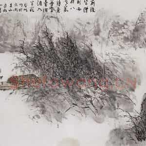 亚明《山水册十开》国画山水作品图片鉴赏