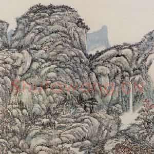 清代 王原祁《山水图册》国画山水作品图片鉴赏