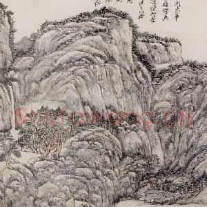 清代 王原祁《山水图册》国画山水作品图片鉴赏