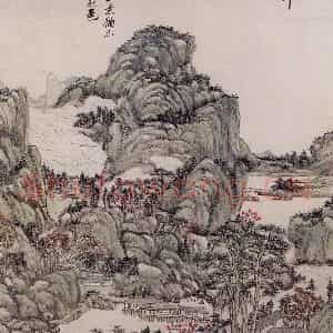 清代 王原祁《山水图册》国画山水作品图片鉴赏