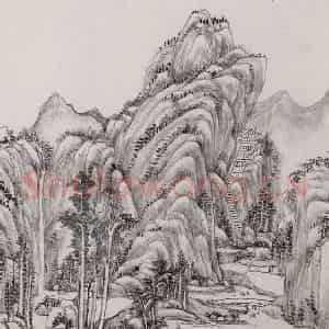 清代 王原祁《山水图册》国画山水作品图片鉴赏