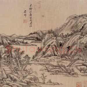 清代 王原祁《山水图册》国画山水作品图片鉴赏