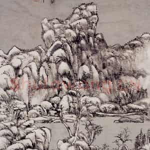 清代 王原祁《山水图册》国画山水作品图片鉴赏