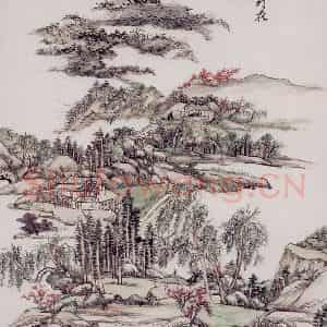 清代 王原祁《山水图册》国画山水作品图片鉴赏