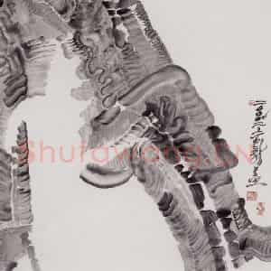 2002年 周京心《闲人之二》国画人物作品图片鉴赏