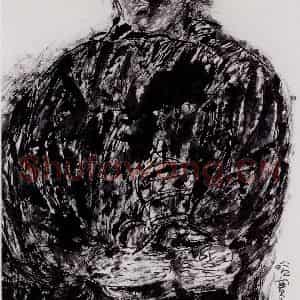 1985年 周京心《哈赛提》国画人物作品图片鉴赏