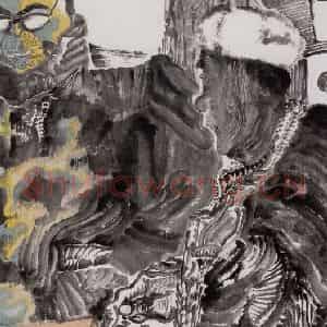 2000年 周京心《老规矩》国画人物作品图片鉴赏