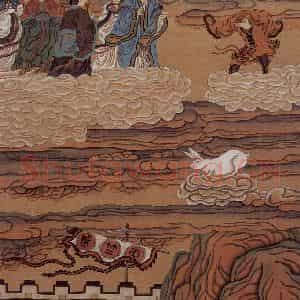 1989年-1990年 周京心《西游记·天竺国》国画综合作品图片鉴赏