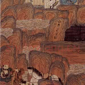 1989年-1990年 周京心《西游记·琵琶洞》国画综合作品图片鉴赏