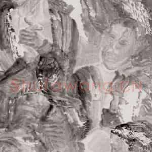 1997年 周京心《笑话之一》国画人物作品图片鉴赏