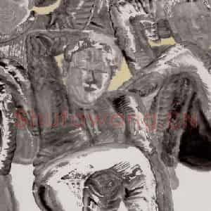 1997年 周京心《阳光》国画人物作品图片鉴赏