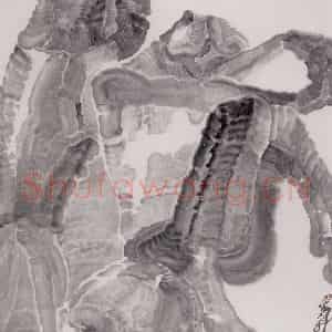 2000年 周京心《角色还原》国画人物作品图片鉴赏