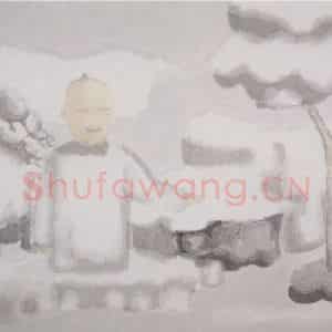 2002年 田黎明《衣》国画人物作品图片鉴赏