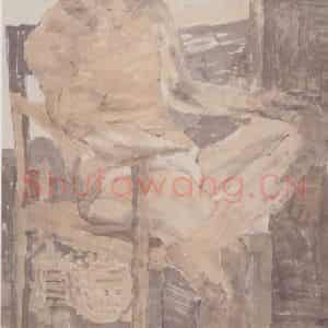 1999年 田黎明《课堂写生》国画人物作品图片鉴赏
