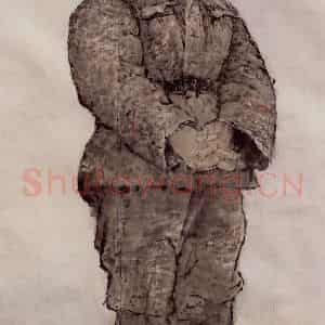 1984年 田黎明《课堂写生》国画人物作品图片鉴赏