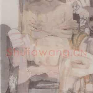 2001年 田黎明《课堂写生》国画人物作品图片鉴赏