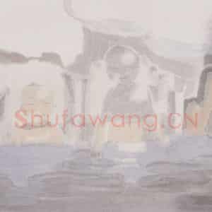 2002年 田黎明《高士夏凉》国画人物作品图片鉴赏