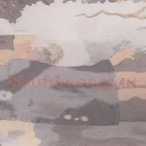 1997年 田黎明《远山》国画人物作品图片鉴赏