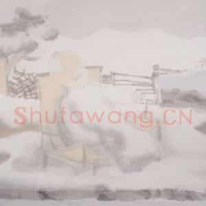 2002年 田黎明《家》国画人物作品图片鉴赏