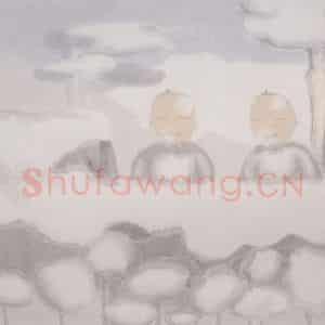2002年 田黎明《池》国画人物作品图片鉴赏