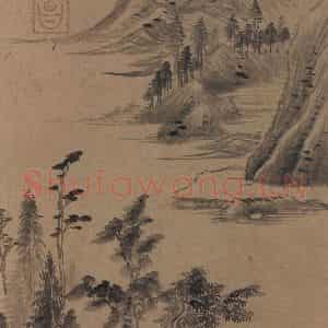 明代 董其昌《山水册》国画山水写意作品图片鉴赏