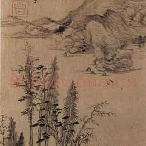 明代 董其昌《山水册》国画山水写意作品图片鉴赏