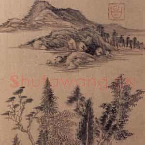 明代 董其昌《山水册》国画山水写意作品图片鉴赏