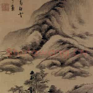 明代 董其昌《山水册》国画山水写意作品图片鉴赏